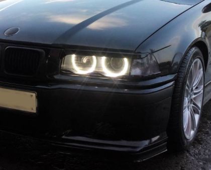 Δαχτυλίδια angel eyes led για BMW E36 / E38 / E39 - με 60 led - Λευκό χρώμα - € 51,9 Δαχτυλίδια angel eyes led για BMW E36 / E38 / E39 - με 60 led - Λευκό χρώμα