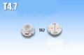 Led λάμπα τύπου T3  2W κόκκινη - 1τμχ.