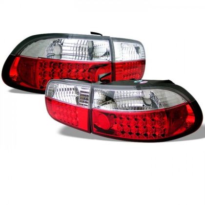 Πίσω φανάρια led για Honda Civic (1991-1995) 2D / 4D - κόκκινα , chrome - σετ 2τμχ. - € 303,9 Πίσω φανάρια led για Honda Civic (1991-1995) 2D / 4D - κόκκινα , chrome - σετ 2τμχ.