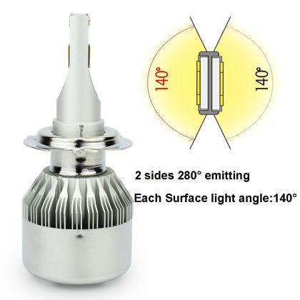 Led λάμπες Η7 για μεσαία ή μεγάλα φώτα 7600 lumen , 36 Watt - COB 6000K - 2τμχ. - € 19,9 Led λάμπες Η7 για μεσαία ή μεγάλα φώτα 7600 lumen , 36 Watt - COB 6000K - 2τμχ.