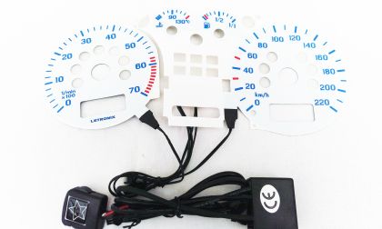 Φωτιζόμενο καντράν Vw Golf 4 / Bora - 220 km/h / 7000 στρ. μπλε - € 100,9 Φωτιζόμενο καντράν Vw Golf 4 / Bora - 220 km/h / 7000 στρ. μπλε