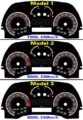 Φωτιζόμενα όργανα για Fiat Punto II