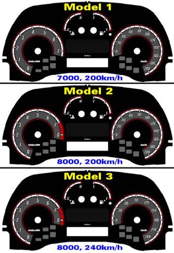 Φωτιζόμενα όργανα για Fiat Punto II - € 150,9 Φωτιζόμενα όργανα για Fiat Punto II