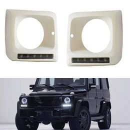 Led φώτα ημέρας για Mercedes W461 / W463 G-CLASS (1989-2010) - γκρι με φιμέ φώτα ημέρας - € 186,9 Led φώτα ημέρας για  Mercedes W461 / W463 G-CLASS (1989-2010)  - γκρι με φιμέ φώτα ημέρας