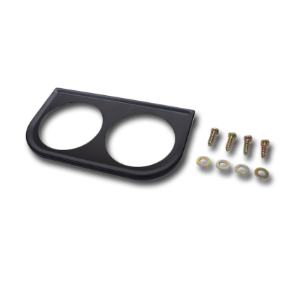 Κονσόλα - βάση για 2 όργανα μέτρησης 52 mm - επίπεδη με 4 βίδες - € 6,9 Κονσόλα - βάση για 2 όργανα μέτρησης 52 mm - επίπεδη με 4 βίδες