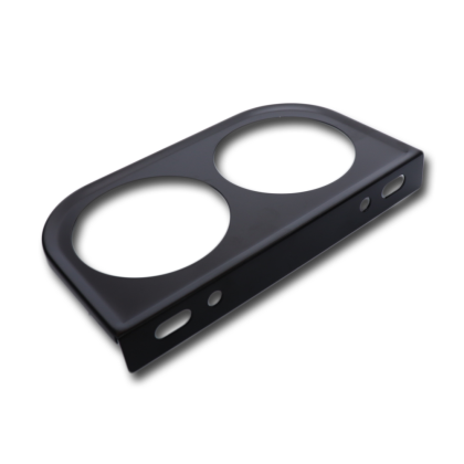 Κονσόλα - βάση για 2 όργανα μέτρησης 52 mm - επίπεδη με 4 βίδες - € 6,9 Κονσόλα - βάση για 2 όργανα μέτρησης 52 mm - επίπεδη με 4 βίδες