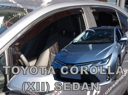 Ανεμοθραύστες για Toyota Corolla (2018+) sedan - 4 τμχ εμπρός και πίσω - € 75,9 Ανεμοθραύστες για Toyota Corolla (2018+) sedan - 4 τμχ εμπρός και πίσω