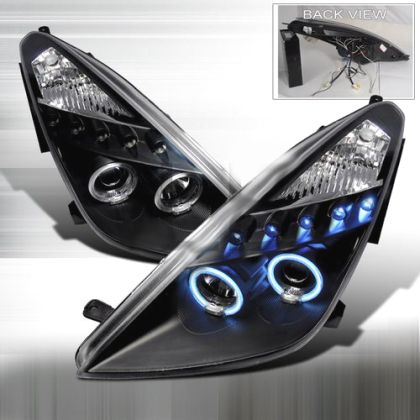 Φανάρια εμπρός angel eyes για Toyota Celica T230 (1999-2005) - μαύρα , με λάμπες (Η1) - σετ 2τμχ. - € 441,9 Φανάρια εμπρός angel eyes για Toyota Celica T230 (1999-2005) - μαύρα , με λάμπες (Η1) - σετ 2τμχ.
