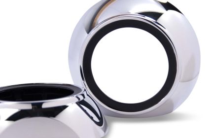 Καπάκι για προτζέκτορες Morimoto Mini 2.5'' - ημικύκλιο D=13 cm (κατάλληλα για Audi) - χρωμίου με μαύρο - € 9,9 Καπάκι για προτζέκτορες Morimoto Mini 2.5'' - ημικύκλιο D=13 cm (κατάλληλα για Audi) - χρωμίου με μαύρο