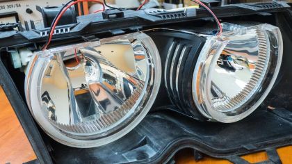 Δαχτυλίδια BMW E46 με ανακλαστήρα sedan, combi (1998-2005) / E46 coupe (1998-2003) angel eyes - U-Design με δύο χρώματα - € 177,9 Δαχτυλίδια BMW E46 με ανακλαστήρα sedan, combi (1998-2005) / E46 coupe (1998-2003) angel eyes - U-Design με δύο χρώματα