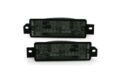 Φλας προφυλακτήρα BMW E30 (1983-1990)  limousine / touring / coupe / cabrio  - μαύρο χρωμίου - σετ 2τμχ.