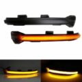 Τρεχούμενα led φλας για καθρέφτες για Ford Kuga (2013-2018), Ecosport (2013-2018), Escape - φιμέ με τρεχούμενο φλας - σετ 2τμχ.
