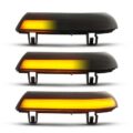 Τρεχούμενα led φλας για καθρέφτες για VW Golf 5 / Golf 5 plus / Golf 6 plus / Jetta / Passat (2001-2011) / Sharan (2003-2010) / Seat Alhambra / Skoda Superb - φιμέ με τρεχούμενο φλας - σετ 2τμχ.