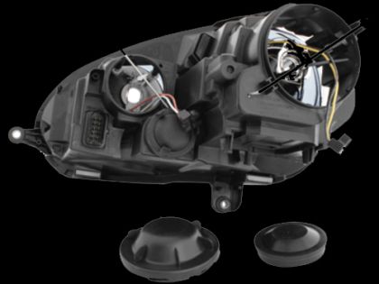 Φανάρια εμπρός για Vw Golf 5 - GTI design , χωρίς λάμπες (Η7) - σετ 2τμχ. - € 503,9 Φανάρια εμπρός για Vw Golf 5 - GTI design , χωρίς λάμπες (Η7) - σετ 2τμχ.