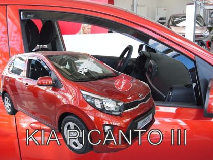 Ανεμοθραύστες Kia Picanto III 5D (2017+) - 2 τμχ. εμπρός, Heko - € 68,9 Ανεμοθραύστες Kia Picanto III 5D (2017+) - 2 τμχ. εμπρός, Heko