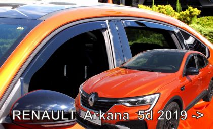 Ανεμοθραύστες Renault Arkana 5D (2019+) - 4 τμχ. εμπρός και πίσω, Heko - € 95,9 Ανεμοθραύστες Renault Arkana 5D (2019+) - 4 τμχ. εμπρός και πίσω, Heko