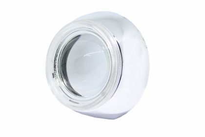 Καπάκι για προτζέκτορες Morimoto Mini 2.5'' - ημικύκλιο D=13 cm - χρωμίου με χώρο για angel eyes - € 9,9 Καπάκι για προτζέκτορες Morimoto Mini 2.5'' - ημικύκλιο D=13 cm - χρωμίου με χώρο για angel eyes