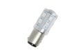 Led λάμπα BA15S με 16 ultra bright led και προτζέκτορα μονού φωτισμού κόκκινη - 1τμχ.