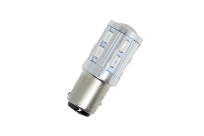 Led λάμπα BA15S με 16 ultra bright led και προτζέκτορα μονού φωτισμού κόκκινη - 1τμχ. - € 9,9 Led λάμπα BA15S με 16 ultra bright led και προτζέκτορα μονού φωτισμού κόκκινη - 1τμχ.