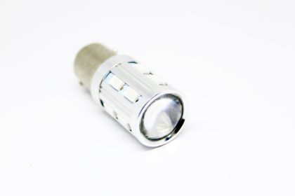 Led λάμπα BA15S με 16 ultra bright led και προτζέκτορα μονού φωτισμού κόκκινη - 1τμχ. - € 9,9 Led λάμπα BA15S με 16 ultra bright led και προτζέκτορα μονού φωτισμού κόκκινη - 1τμχ.