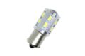 Led λάμπα BA15S με 16 ultra bright led και προτζέκτορα μονού φωτισμού λευκή - 1τμχ.