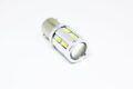 Led λάμπα BA15S με 16 ultra bright led και προτζέκτορα μονού φωτισμού λευκή - 1τμχ.