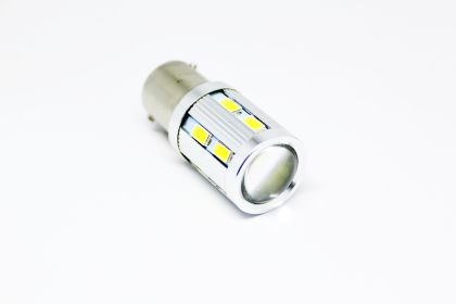 Led λάμπα BA15S με 16 ultra bright led και προτζέκτορα μονού φωτισμού λευκή - 1τμχ. - € 9,9 Led λάμπα BA15S με 16 ultra bright led και προτζέκτορα μονού φωτισμού λευκή - 1τμχ.