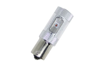 Led λάμπα BA15S με 6 x 5W CREE led και προτζέκτορα μονού φωτισμού κόκκινη - 1τμχ. - € 15,9 Led λάμπα BA15S με 6 x 5W CREE led και προτζέκτορα μονού φωτισμού κόκκινη - 1τμχ.