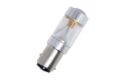 Led λάμπα τύπου BA15W με 6 SMD led 2323 και ανακλαστήρα - διπλού φωτισμού λευκή - 1τμχ.