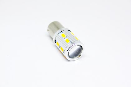 Led λάμπα BA15S με 16 ultra bright led και προτζέκτορα μονού φωτισμού πορτοκαλί - 1τμχ. - € 9,9 Led λάμπα BA15S με 16 ultra bright led και προτζέκτορα μονού φωτισμού πορτοκαλί - 1τμχ.