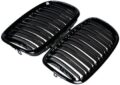 Μάσκα για BMW X5  E70 / X6 E71 (2007+) - διπλές γυαλιστερές - 2τμχ.