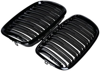 Μάσκα για BMW X5 E70 / X6 E71 (2007+) - διπλές γυαλιστερές - 2τμχ. - € 56,9 Μάσκα για BMW X5  E70 / X6 E71 (2007+) - διπλές γυαλιστερές - 2τμχ.