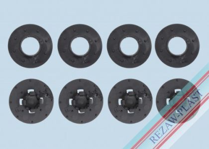 Πιαστράκια Rezaw-Plast για FIAT 500 (2007+), Tipo Sedan (2015+) - 4τμχ. για 2 πατάκια - € 8,9 Πιαστράκια Rezaw-Plast για FIAT 500 (2007+), Tipo Sedan (2015+) - 4τμχ. για 2 πατάκια