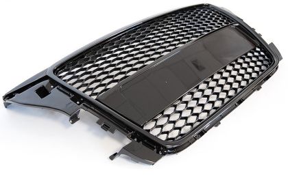 Μάσκα με βάση για σήμα για Audi A3 (2008-2013) - RS-Look μαύρη γυαλιστερή - € 211,9 Μάσκα με βάση για σήμα για Audi A3 (2008-2013) - RS-Look μαύρη  γυαλιστερή