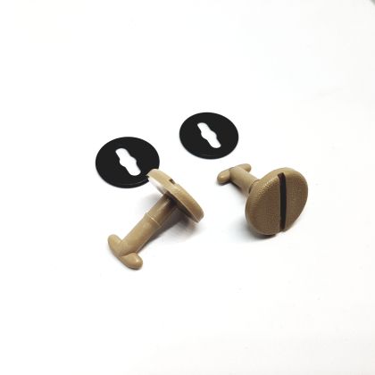 Πλαστικά κουμπώματα για στήριξη στο πάτωμα για το πατάκι - για BMW - μπεζ - € 3,9 Πλαστικά κουμπώματα για στήριξη στο πάτωμα για το πατάκι - για BMW - μπεζ