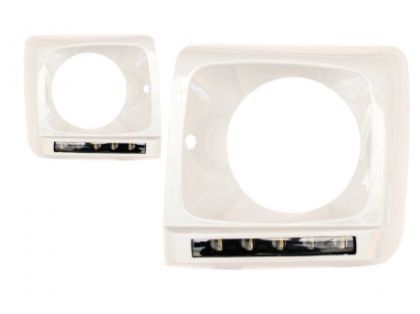 Led φώτα ημέρας για Mercedes W461 / W463 G-CLASS (1989-2010) - γκρι με φιμέ φώτα ημέρας - € 186,9 Led φώτα ημέρας για  Mercedes W461 / W463 G-CLASS (1989-2010)  - γκρι με φιμέ φώτα ημέρας