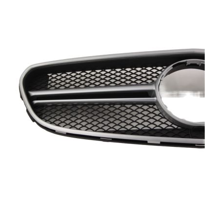 Μάσκα για Mercedes W212 E-Class Facelift (2014+) - AMG μαύρη με πλαίσιο χρωμίου - € 372,9 Μάσκα για Mercedes W212 E-Class Facelift (2014+) - AMG μαύρη με πλαίσιο χρωμίου