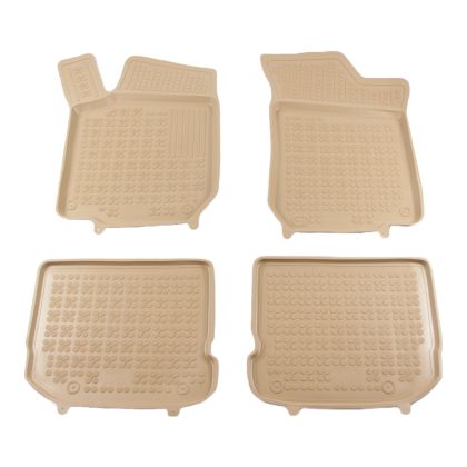 Λαστιχένια πατάκια Rezaw Plast για Wv Golf 4 / Wv Bora / VW Beetle / VW Jetta / Skoda Octavia 1 (1997-2010) / Seat Leon και Toledo (1999-2005) - τύπου σκαφάκι - μπεζ - 4τμχ. - € 80,9 Λαστιχένια πατάκια Rezaw Plast για Wv Golf 4 / Wv Bora / VW Beetle / VW Jetta / Skoda Octavia 1 (1997-2010) / Seat Leon και Toledo (1999-2005) - τύπου σκαφάκι - μπεζ - 4τμχ.