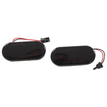 Led φλας φτερού για Vw / Ford / Seat - φιμέ με τρεχούμενο φλας - σετ 2τμχ. - € 32,9 Led φλας φτερού για Vw / Ford / Seat - φιμέ με τρεχούμενο φλας - σετ 2τμχ.