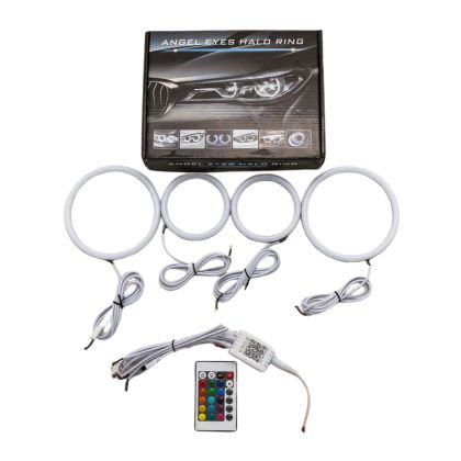 RGB δαχτυλίδια angel eyes led για Vw Golf 4 - με τηλεχειρισμό για αλλαγή χρωμάτων - € 69,9 RGB δαχτυλίδια angel eyes led για Vw Golf 4 - με τηλεχειρισμό για αλλαγή χρωμάτων
