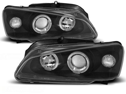 Φανάρια εμπρός angel eyes για Peugeot 106 , μαύρα , χωρίς λάμπες (Η1) - σετ 2τμχ. - € 352,9 Φανάρια εμπρός angel eyes για Peugeot 106 , μαύρα , χωρίς λάμπες (Η1) - σετ 2τμχ.