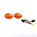 Led φλας φτερού για Opel Astra F / Corsa B, C / Tigra A (1991-1999) - φιμέ με τρεχούμενο φλας - σετ 2τμχ.