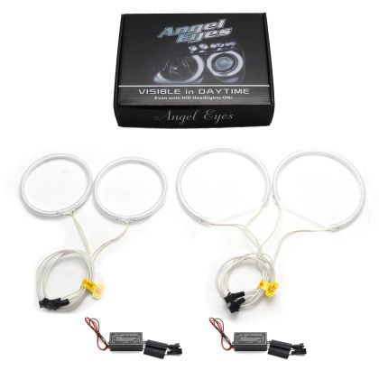 Δαχτυλίδια angel eyes για BMW X5 (1999-2005) - Λευκό χρώμα - € 30,9 Δαχτυλίδια angel eyes για  BMW X5 (1999-2005) - Λευκό χρώμα