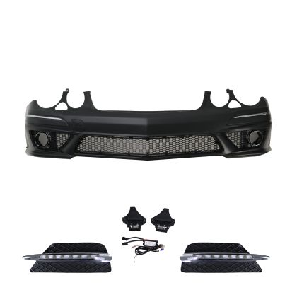 Προφυλακτήρας εμπρός για Mercedes W211 E-Class (2006-2009) - AMG Design με LED φώτα ημέρας - € 716,9 Προφυλακτήρας εμπρός για Mercedes W211 E-Class (2006-2009) - AMG Design με LED φώτα ημέρας