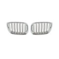 Μάσκα για BMW X5  E53 (2004-2007) - ασημένια - 2τμχ.