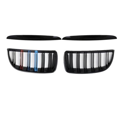Καρδιές μάσκας για BMW E90 με διπλή γρίλια (2005-2008) - tri color - 2τμχ. - € 108,9 Καρδιές μάσκας για BMW E90 με διπλή γρίλια (2005-2008) - tri color - 2τμχ.
