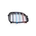 Καρδιές μάσκας για BMW E60 με διπλή γρίλια (2005-2010) - tri color - 2τμχ.