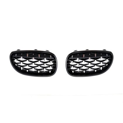Μάσκα για BMW E60 (2003-2010) - μαύρη / χρωμιού Diamond design - 2τμχ. - € 69,9 Μάσκα για BMW E60 (2003-2010) - μαύρη / χρωμιού Diamond design - 2τμχ.