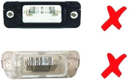 Πλαφονιέρα πίσω πινακίδας για Mercedes W164 ML (2009+) / X164 GL - με T10 λάμπες, 50x29 mm - 2 τμχ. - € 16,9 Πλαφονιέρα πίσω πινακίδας για Mercedes W164 ML (2009+) / X164 GL - με  T10  λάμπες, 50x29 mm - 2 τμχ.
