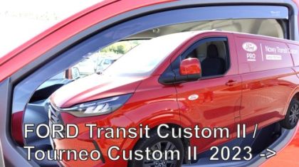 Ανεμοθραύστες Ford Transit Custom / Tourneo Custom (2023+) - 2τμχ. εμπρός, Heko - € 75,9 Ανεμοθραύστες Ford Transit Custom / Tourneo Custom (2023+) - 2τμχ. εμπρός, Heko
